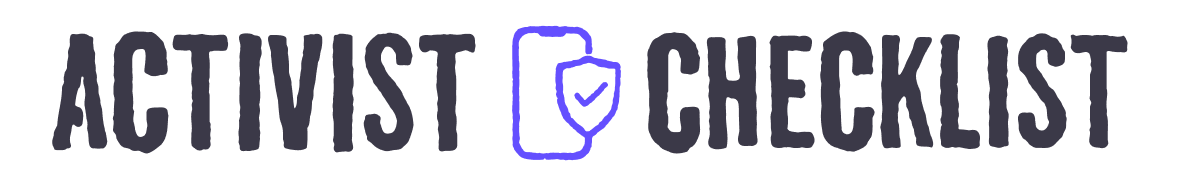 Activist Checklist website thumbnail