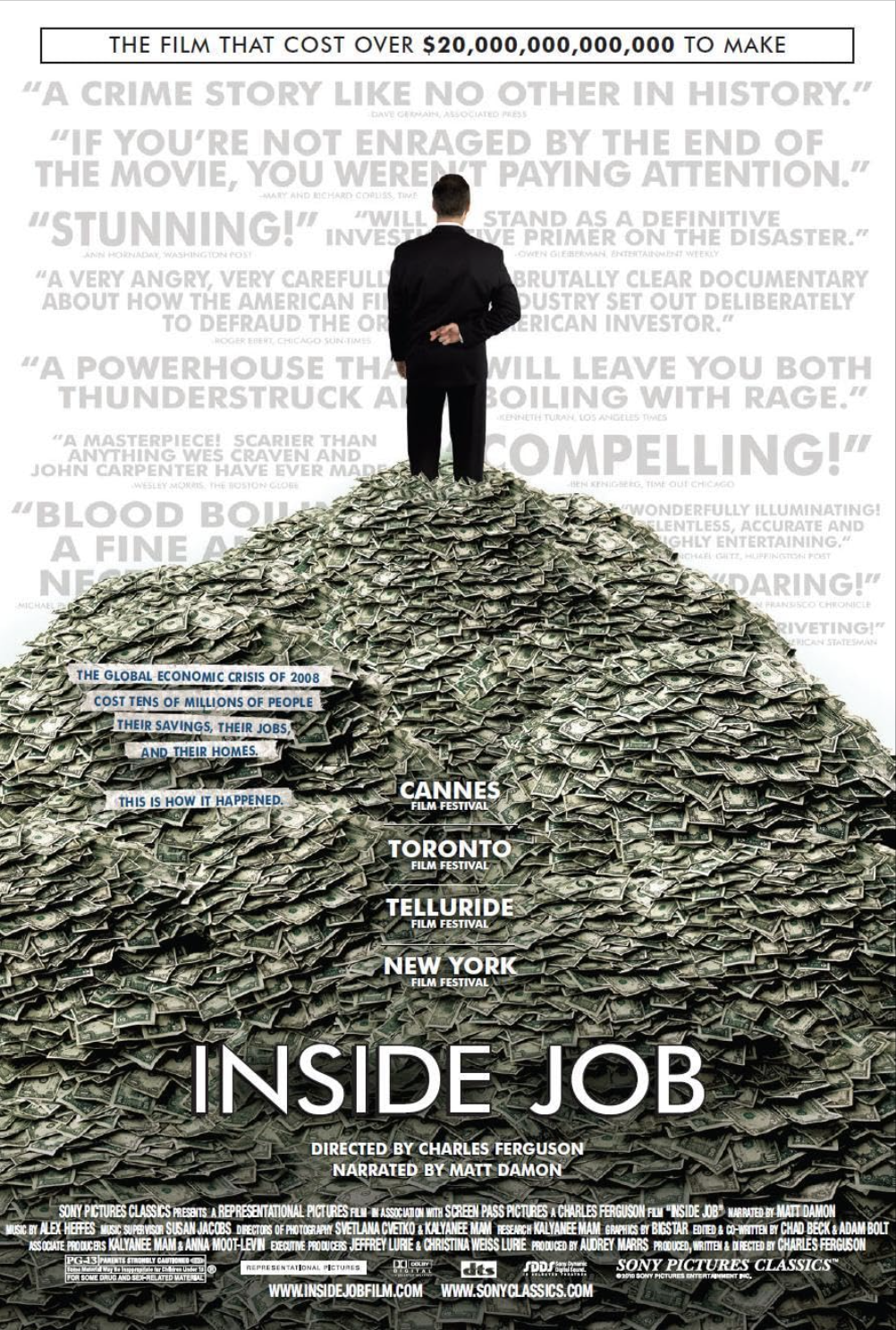 Inside Job documentary poster placeholder